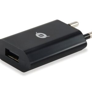 Caricabatteria USB Conceptronic 5W 1A Nero per Smartphone