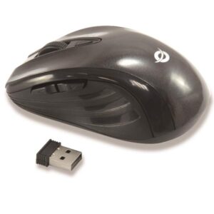Mouse Wireless Conceptronic 5 Tasti Grigio 1600 DPI Ergonomico