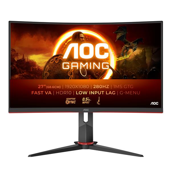 Monitor Gaming AOC C27G2Z3 27 Curvo VA 165Hz 1ms - SKU: C27G2Z3