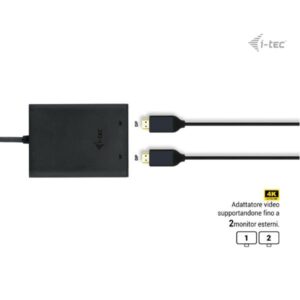 Adattatore Video I-Tec USB-C a Doppio DisplayPort 4K 60Hz
