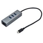 Hub USB I-Tec USB-C a 3 Porte USB-A + Ethernet RJ45