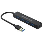 Hub USB 3.0 Conceptronic 4 Porte con Alimentazione Esterna