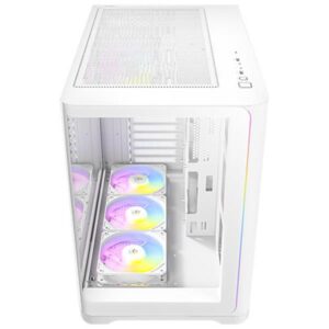 Cabinet Mid-Tower Antec C5 Curve ARGB Bianco