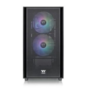 Cabinet Thermaltake Versa H16 TG ARGB Nero Micro-ATX Vetro Temperato 3 Ventole