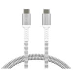 Cavo USB-C Dbramante 1928 re-charge 1.2m 100W Nylon Bianco