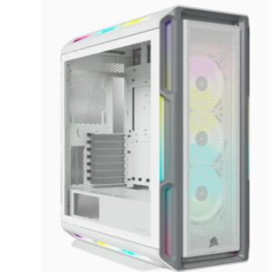 Cabinet Mid-Tower Corsair iCUE 5000T RGB White Vetro Temperato ATX