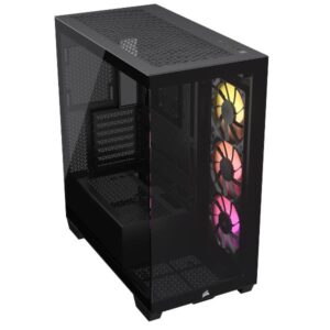 Cabinet Mid-Tower Corsair 3500X ARGB Nero