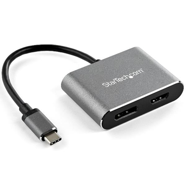 Adattatore USB-C a DisplayPort HDMI Startech Grigio