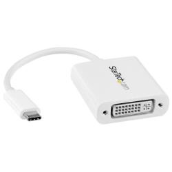 Adattatore USB-C a DVI Startech Bianco 24+5 Pin