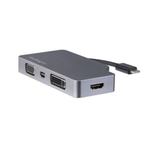 Adattatore Video USB-C Startech 4 in 1 a HDMI DVI VGA Mini DP 4K 60Hz