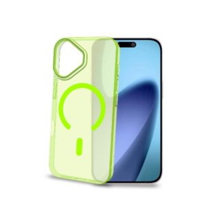 Cover Smartphone Celly COLORMAG per iPhone 17 Trasparente Gialla