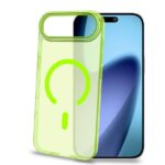 Cover Celly COLORMAG per iPhone 17 Policarbonato Trasparente Giallo