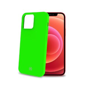 Cover Celly CROMO FLUO per iPhone 13 in TPU Verde
