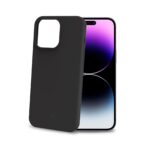 Cover iPhone 15 Pro Max Celly CROMO TPU Nero