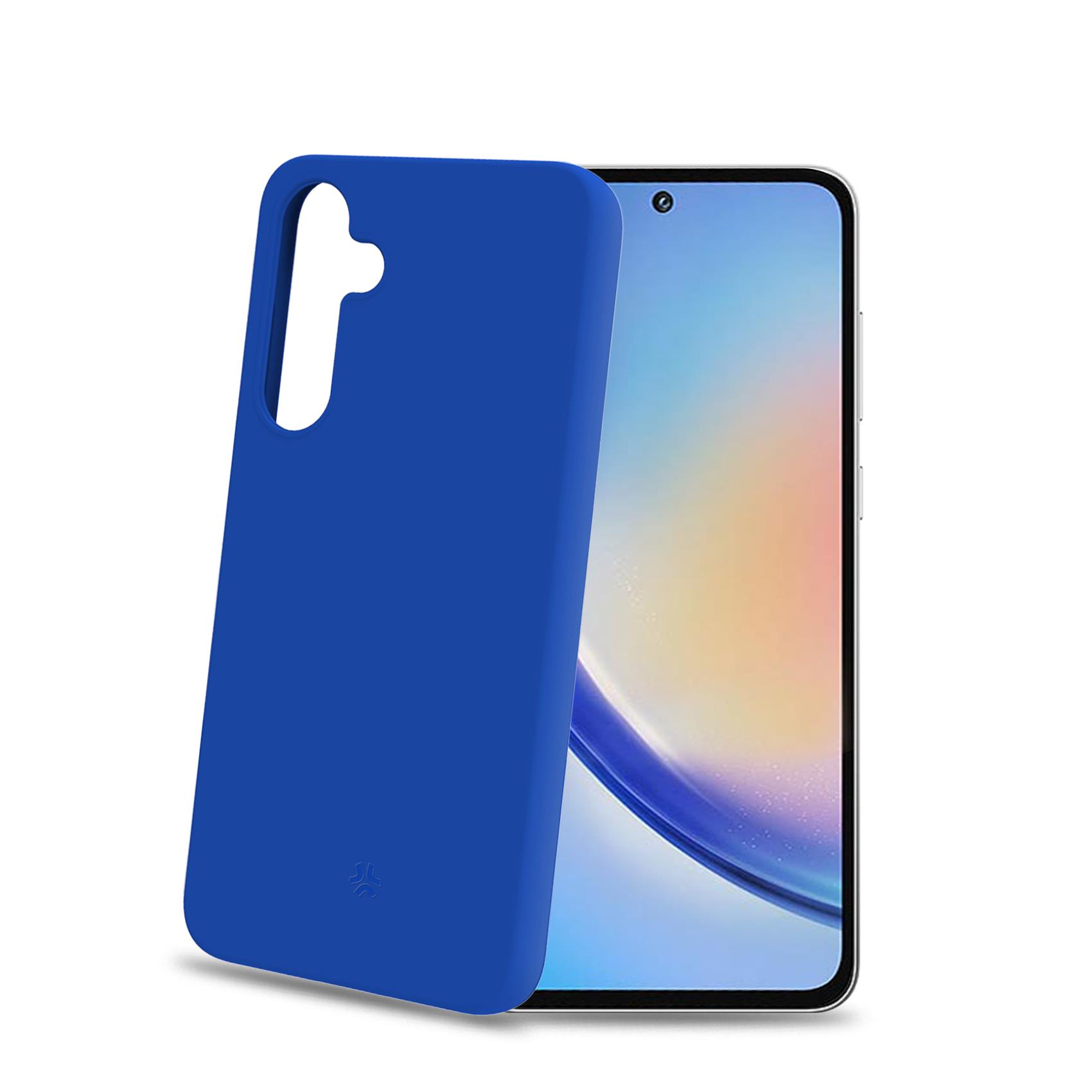 Cover Celly CROMO per Samsung Galaxy A55 5G e A55 5G Enterprise Edition Blu