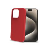 Cover Celly CROMO per iPhone 16 Pro in TPU Rosso