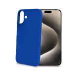 Cover iPhone 16 Plus Celly CROMO TPU Blu