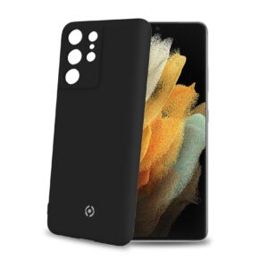 Cover Celly CROMO per Samsung Galaxy S21 Ultra 5G | TPU Nero