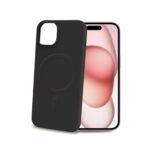 Cover Celly CROMOMAG per iPhone 15 in TPU Nero
