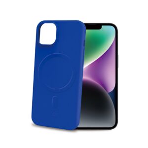 Cover Celly Cromomag per iPhone 15 Blu TPU
