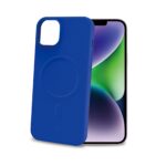 Cover Celly CROMOMAG per iPhone 15 Plus Blu TPU