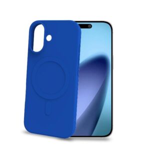 Cover Celly CromoMag per iPhone 17 Blu TPU