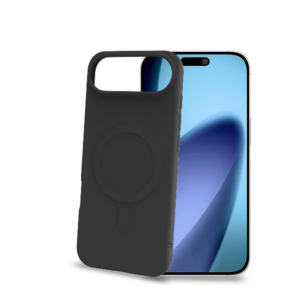 Cover Celly CROMOMAG per iPhone 17 Air in TPU Nera