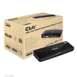 Docking Station Club3D USB 3.2 4K DisplayLink per Notebook