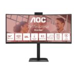 Monitor Curvo AOC CU34E4CW 34″ UltraWide 3.440×1.440 VA 1500R