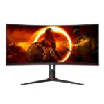 Monitor Curvo Gaming AOC CU34G2XP 34″ UltraWide 2K 165Hz