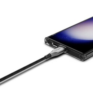 Cavo USB-C a USB-A Cygnett 1 metro Nero Nylon 3A