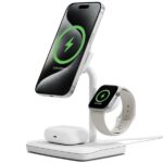 Caricabatterie Wireless Cygnett 3-in-1 15W Bianco USB-C