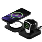 Caricabatterie Wireless Cygnett ChargeBase Qi2 2 in 1 per iPhone e AirPods
