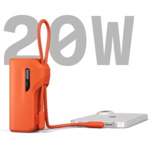 Power Bank Cygnett Thumboost 5K con Cavo Integrato