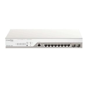 Switch D-Link DBS-2000-10MP 10 Porte Gigabit 8 PoE Smart Managed
