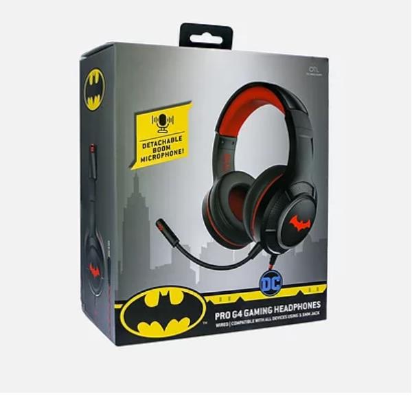 Cuffie Gaming Oceania Trading BATMAN con Microfono Nero