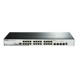 Switch D-Link DGS-1510-28P/E 24 Porte Gigabit PoE+ Layer 3 Smart Managed