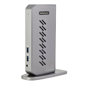 Docking Station Startech USB-C USB-A Universale Grigio Alluminio