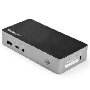 Docking Station Startech USB-C Doppio Monitor HDMI Grigio Alluminio