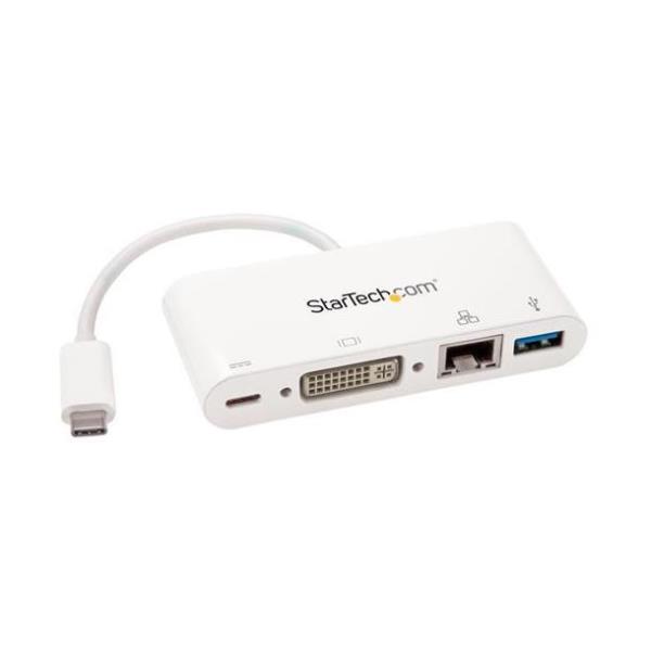 Docking Station Startech USB-C Multiporta PD Bianca
