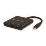 Adattatore USB-C a HDMI 3-in-1 Conceptronic Nero