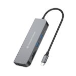 Docking Station Conceptronic 6-in-1 USB 3.2 Alluminio 60W PD