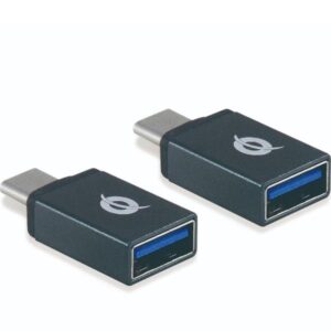 Adattatore USB-C a USB 3.0 Conceptronic 2 Pezzi Nero