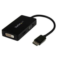 Adattatore DisplayPort Startech a VGA DVI HDMI Maschio Femmina Nero