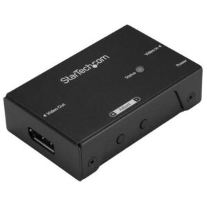 Extender Video Startech Amplificatore Segnale DisplayPort Nero