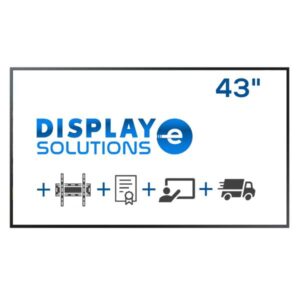 Monitor Digital Signage Display Solution 43" 4K UHD 350 Nits