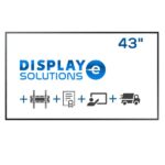 Monitor Digital Signage Display Solution 43″ Indoor 4K IPS 500 Nits