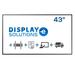 Monitor Digital Signage Display Solution 43" Indoor 4K IPS 500 Nits