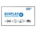 Monitor Digital Signage Display Solution PACK 98″ Indoor 350 Nits 4K VA