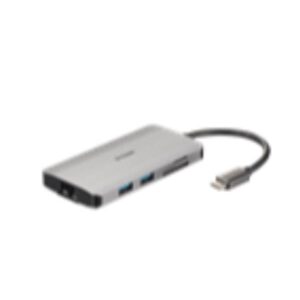 Hub USB D-Link DUB-M810 4 Porte USB 3.2 Gen 1 Grigio